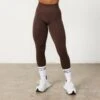 Vanquish Elevate Seamless Coffee Brown Leggings