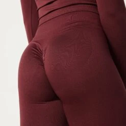 Vanquish Elevate Seamless Burgundy Leggings -Vanquish Fitness Shop Elevate2 36