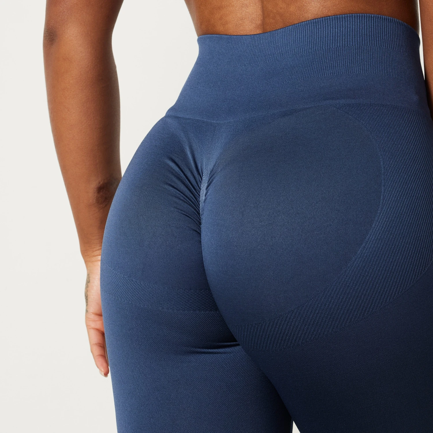 Vanquish Elevate Seamless Denim Blue Leggings 3 Vanquish Elevate Seamless Denim Blue Leggings - Image 3