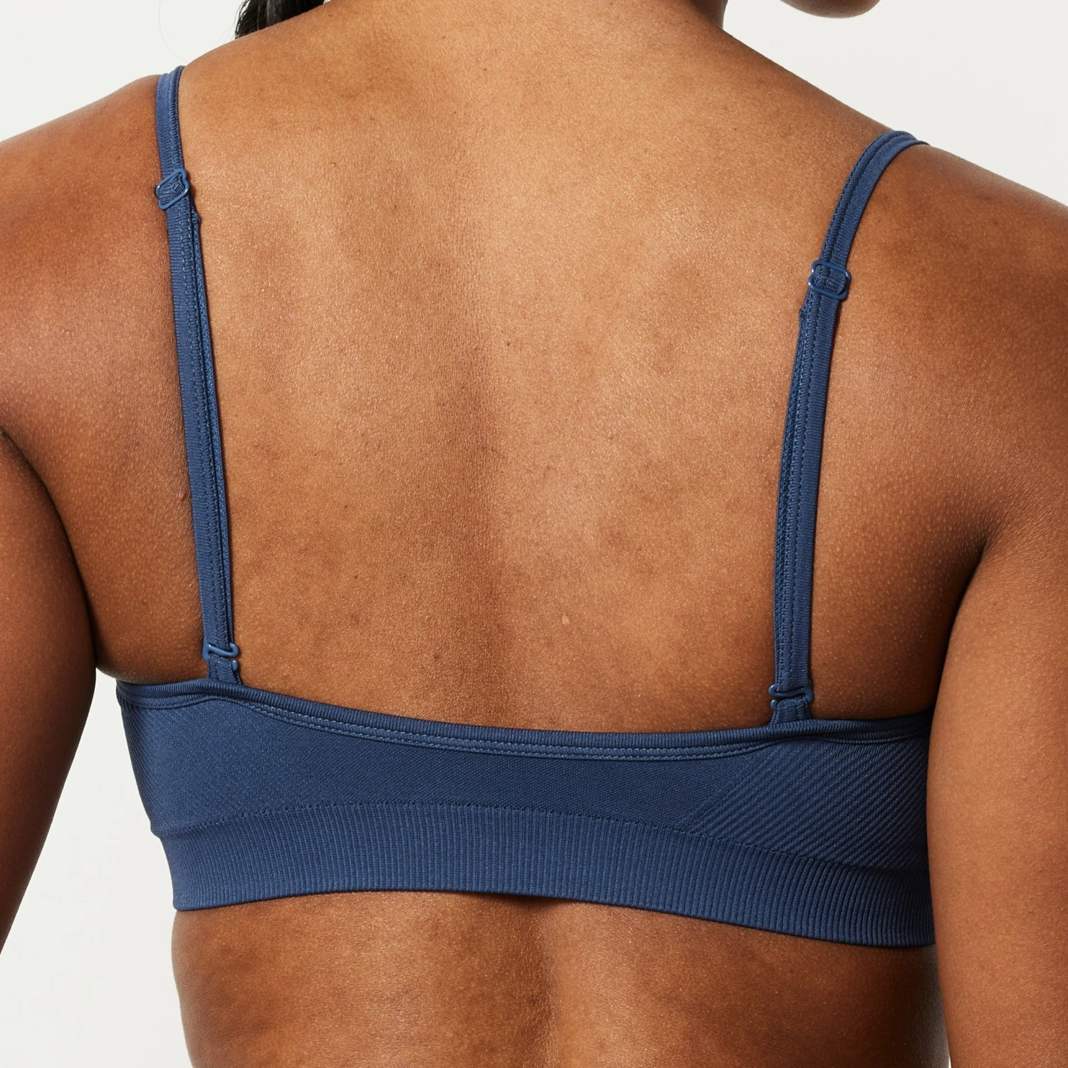 Vanquish Elevate Seamless Denim Blue Multiway Low Support Bra 2 Vanquish Elevate Seamless Denim Blue Multiway Low Support Bra - Image 2
