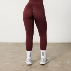 Vanquish Elevate Seamless Petite Burgundy Leggings -Vanquish Fitness Shop ElevatePetite 16