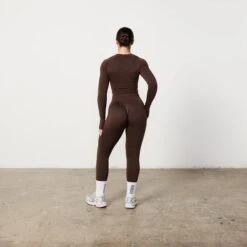 Vanquish Elevate Seamless Petite Coffee Brown Leggings 11 Vanquish Elevate Seamless Petite Coffee Brown Leggings -Vanquish Fitness Shop ElevatePetite 54