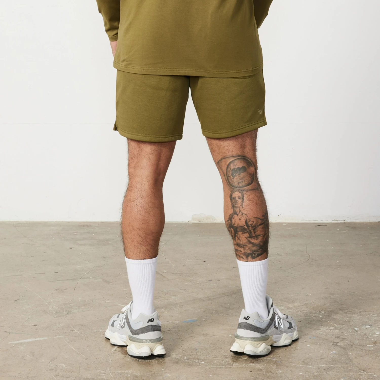 Vanquish Essential Olive Green Regular Fit Shorts 3 Vanquish Essential Olive Green Regular Fit Shorts - Image 3