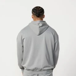 Vanquish Essential Steel Grey Oversized Pullover Hoodie -Vanquish Fitness Shop Essentials 670