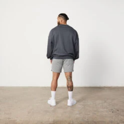 Vanquish Essential Denim Blue Oversized Sweatshirt -Vanquish Fitness Shop Essentials 867 6