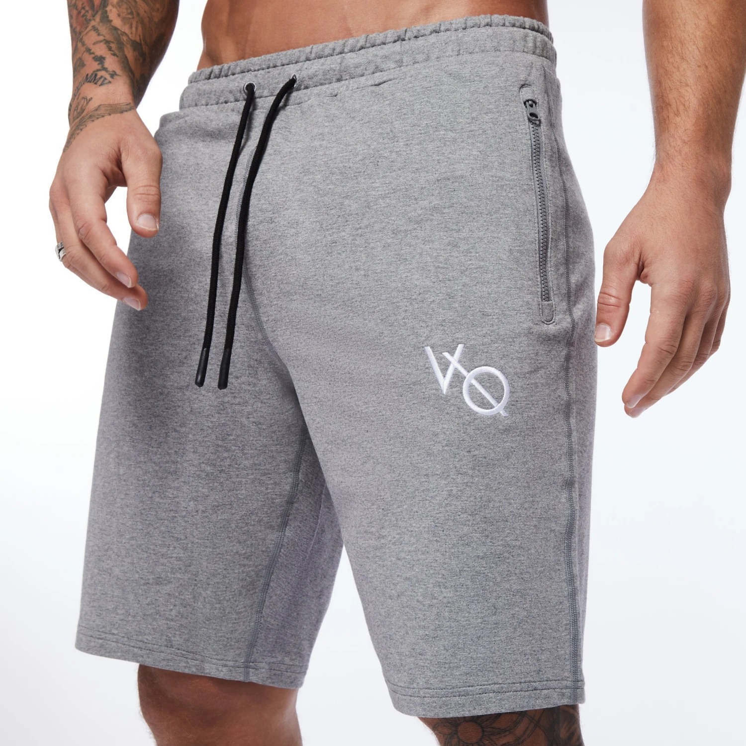 Vanquish Ash Grey Exodus Shorts 2 Vanquish Ash Grey Exodus Shorts - Image 2