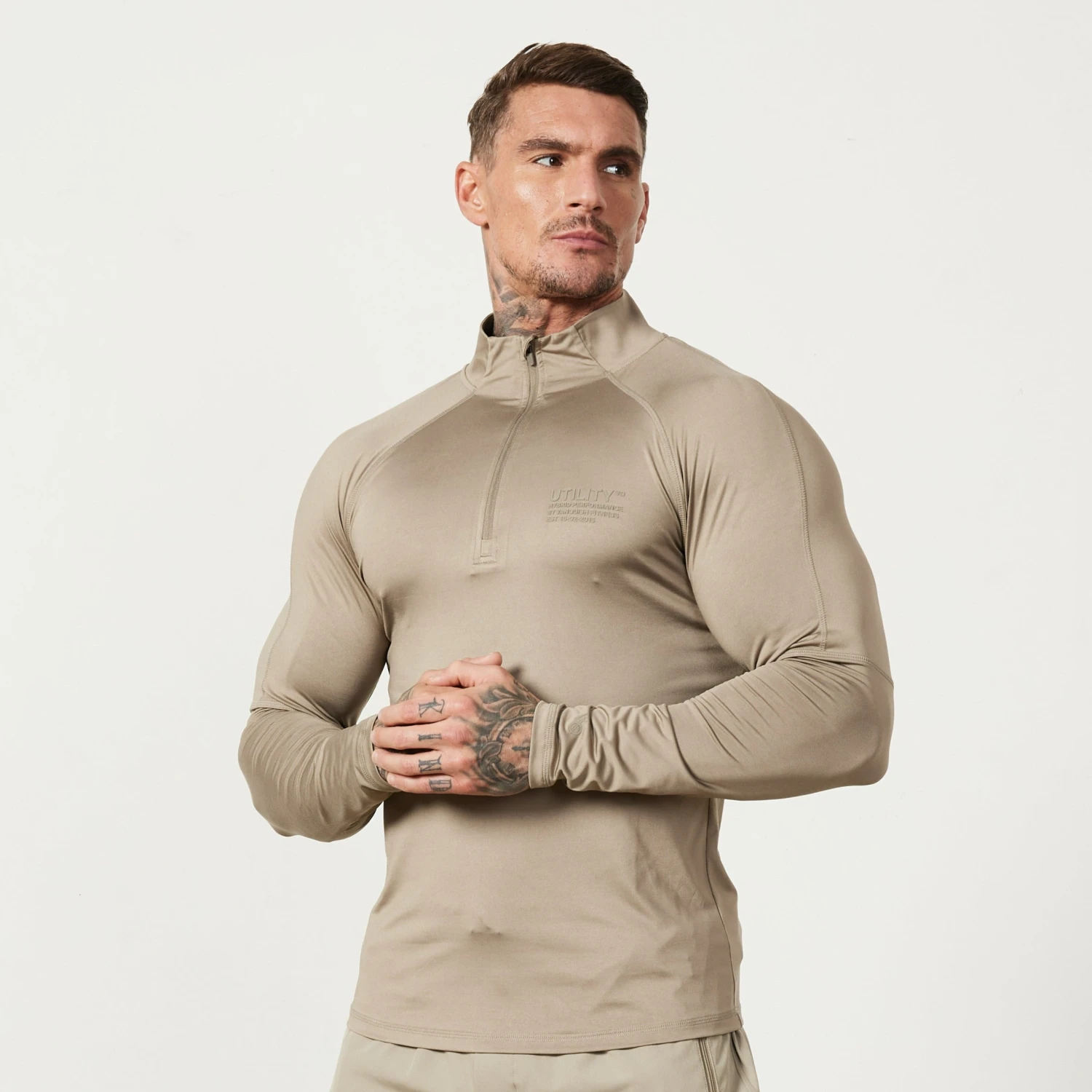 Vanquish Utility Stone 1/4 Zip Training Top 1 Vanquish Utility Stone 1/4 Zip Training Top