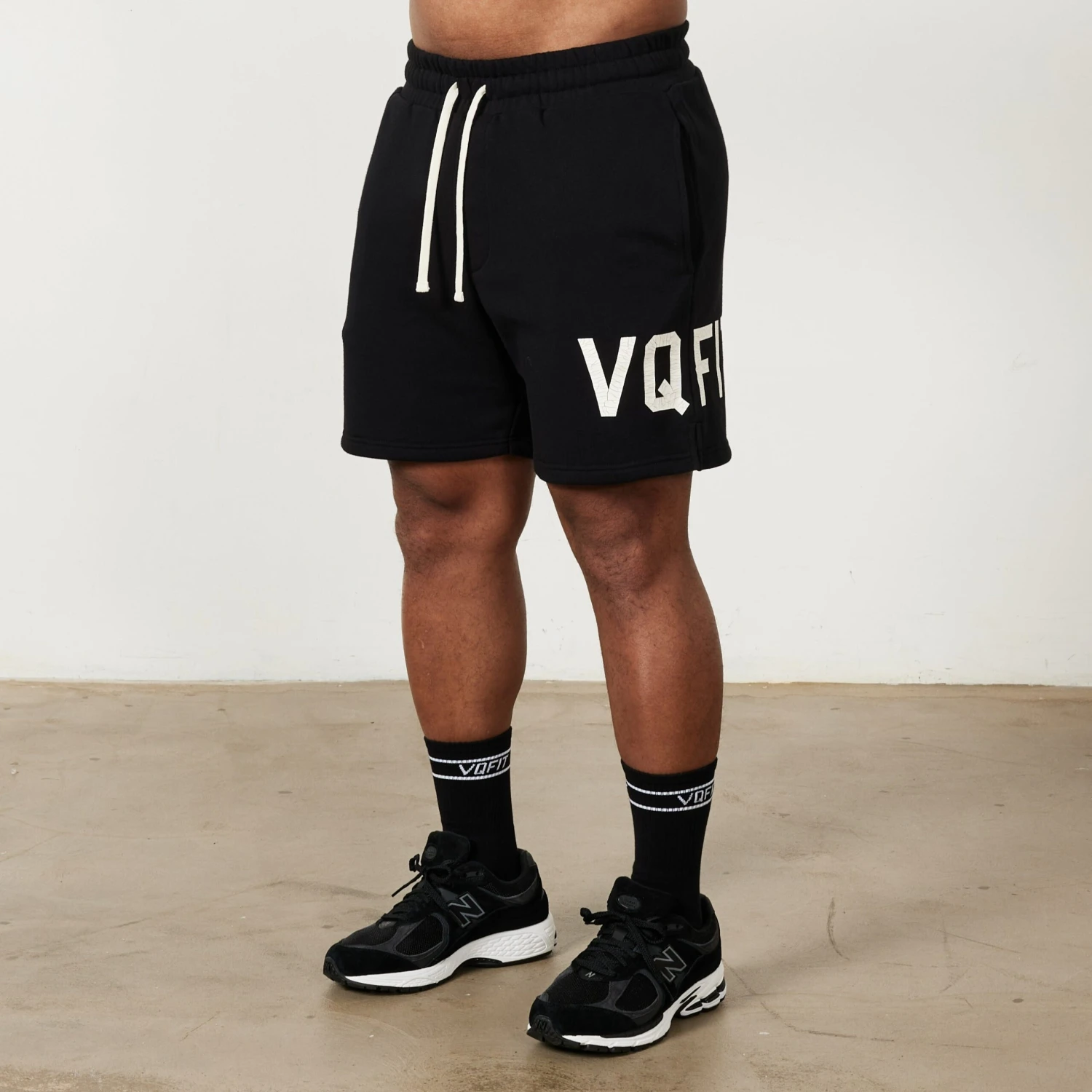 Vanquish VQFIT Distressed Print Black Shorts 1 Vanquish VQFIT Distressed Print Black Shorts