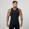 Vanquish Essential Black Performance Tank Top