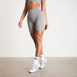 Vanquish Elevate Seamless Smoke Grey Shorts -Vanquish Fitness Shop FIRSTSHOT 2 1