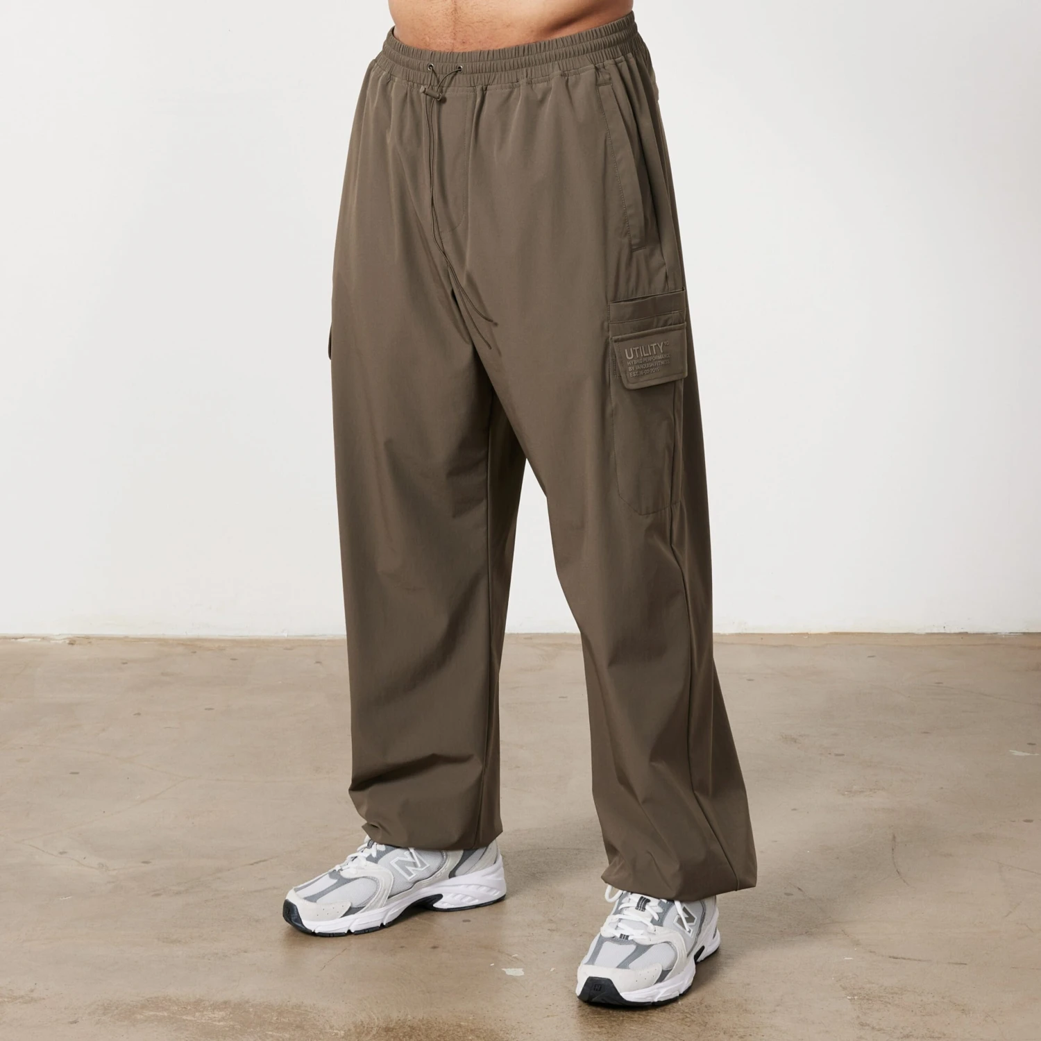 Vanquish Utility Brown Wide Leg Cargo Pants 1 Vanquish Utility Brown Wide Leg Cargo Pants