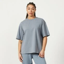 Vanquish Restore Slate Grey Oversized T Shirt
