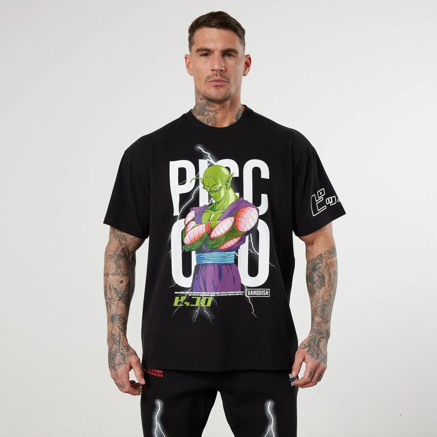 Vanquish DBZ CS Piccolo Black Oversized T Shirt 5 Vanquish DBZ CS Piccolo Black Oversized T Shirt - Image 5