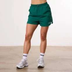 Vanquish Enhance Forest Green Track Shorts