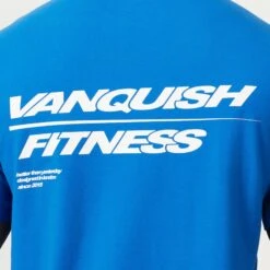 Vanquish Speed Cobalt Blue Oversized T Shirt -Vanquish Fitness Shop MensSpeedPrint 1012