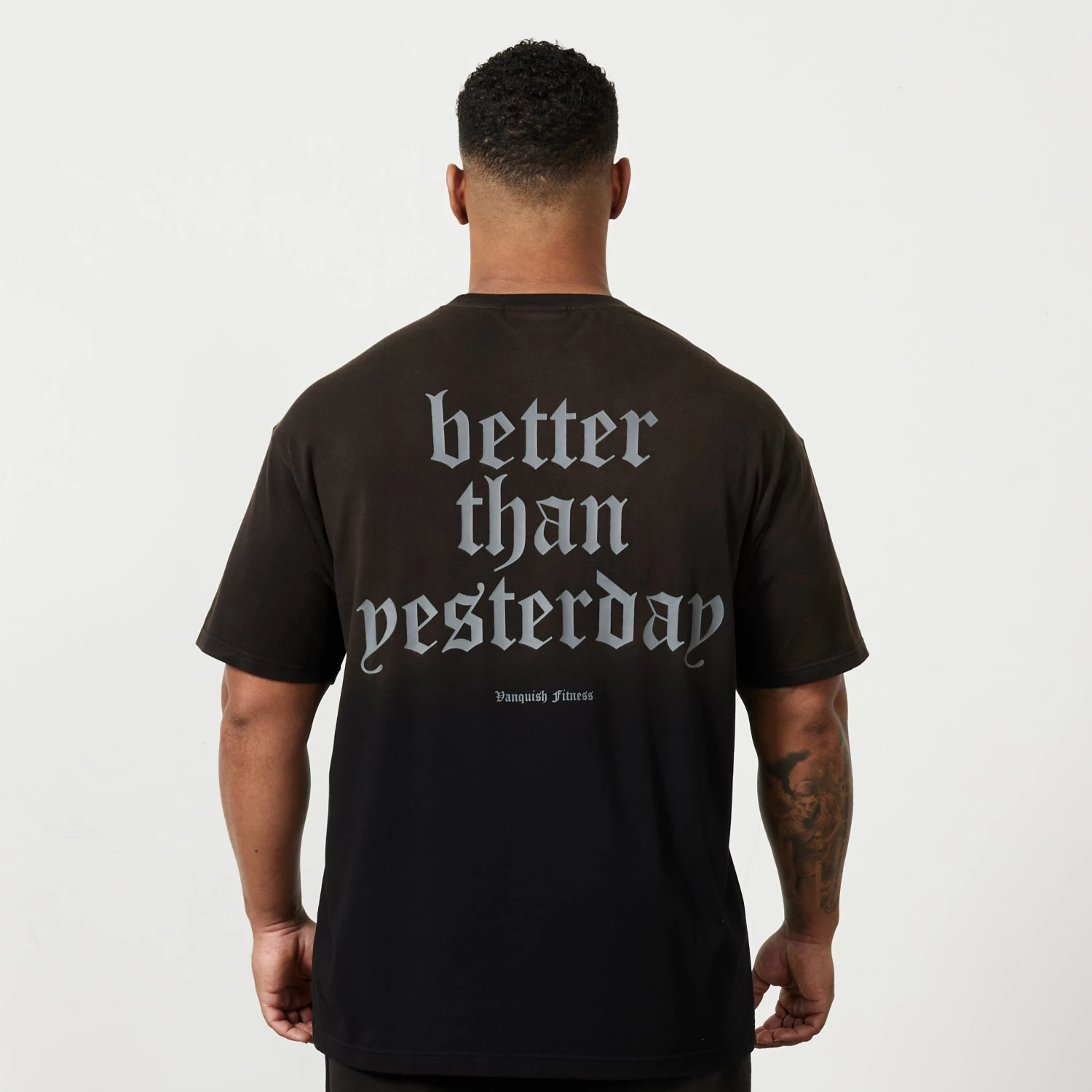 Vanquish Sun-faded Black Oversized T Shirt 1 Vanquish Sun-faded Black Oversized T Shirt