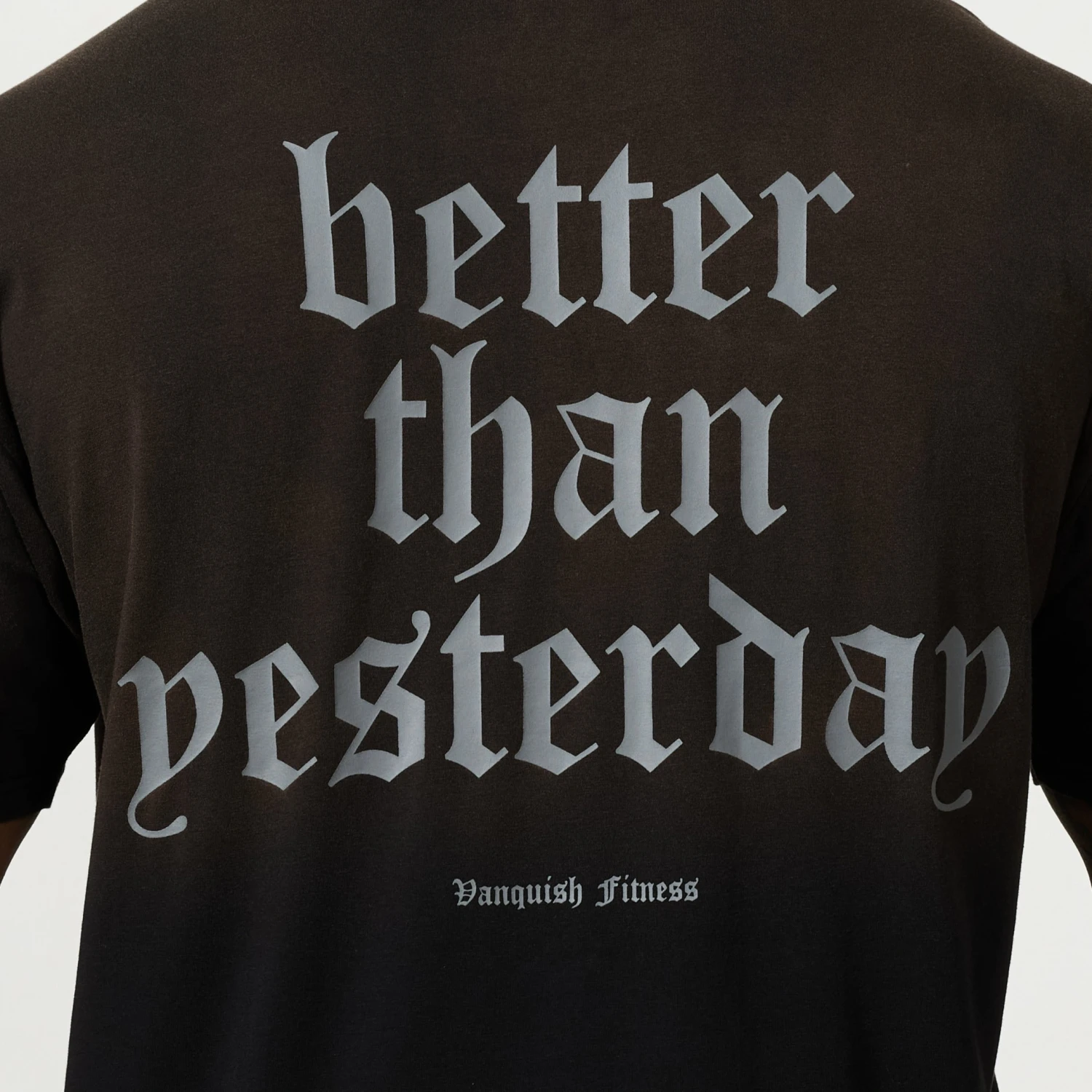 Vanquish Sun-faded Black Oversized T Shirt 3 Vanquish Sun-faded Black Oversized T Shirt - Image 3