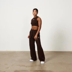 Vanquish Chestnut Brown Rejuvenate Cropped Tank Top -Vanquish Fitness Shop Rejuvenate 0003 Rejuvenate 1707