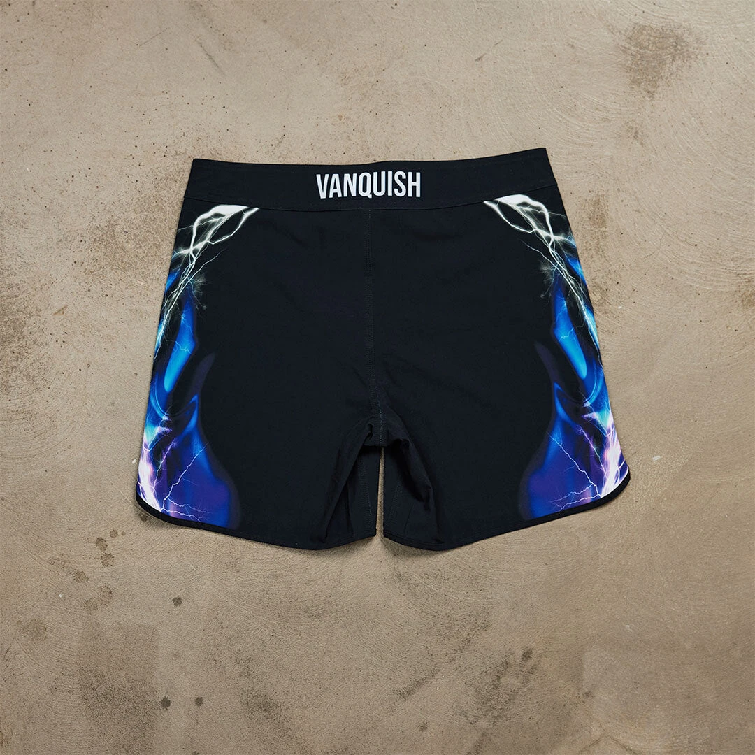 VQ Black And Blue Jeremy Buendia Men's Physique Board Shorts 6 VQ Black And Blue Jeremy Buendia Men's Physique Board Shorts - Image 6