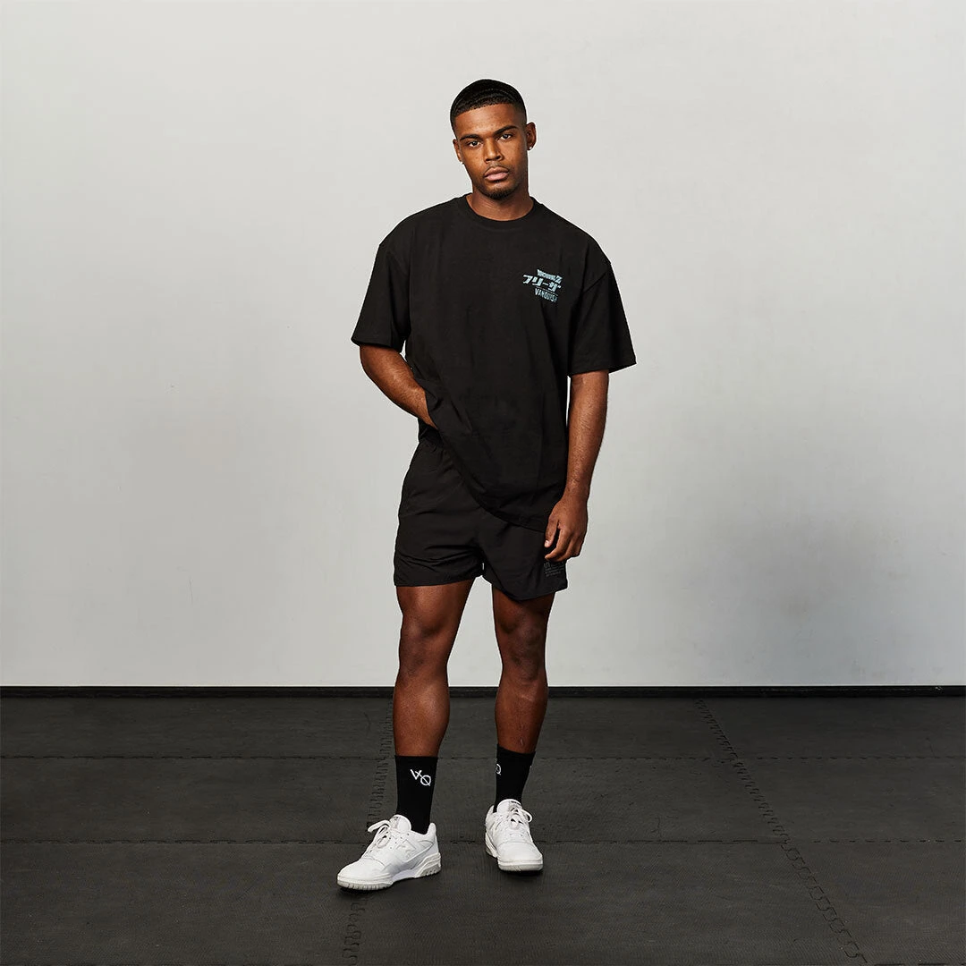 Vanquish DBZ Frieza Black Distressed Print Oversized T Shirt 4 Vanquish DBZ Frieza Black Distressed Print Oversized T Shirt - Image 4