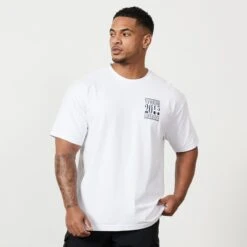 Vanquish TSP White Muscle Oversized T Shirt -Vanquish Fitness Shop TSP 99