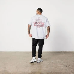 Vanquish TSP Light Grey Western Oversized T Shirt -Vanquish Fitness Shop Untitled 1 0002 TSP14 204