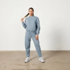 Vanquish Restore Slate Grey Sweatshirt 11 Vanquish Restore Slate Grey Sweatshirt -Vanquish Fitness Shop Untitled 1 0005 LadiesSweats 302