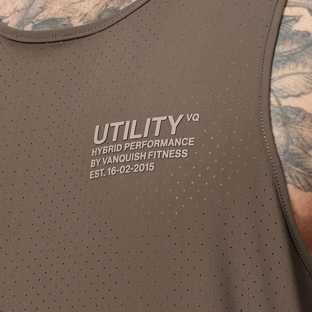Vanquish Utility Brown Performance Tank 3 Vanquish Utility Brown Performance Tank - Image 3