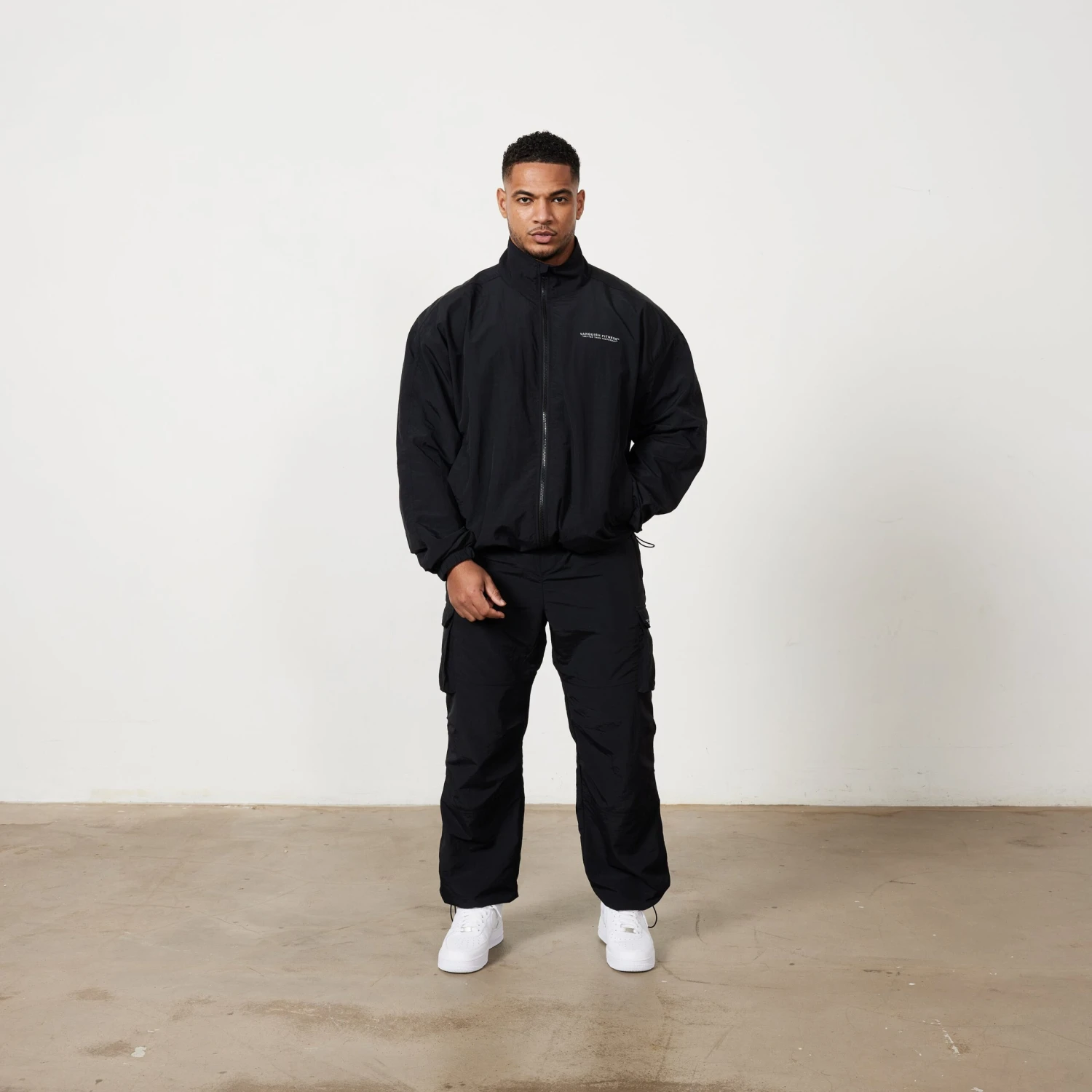 Vanquish Black Cargo Track Pants 5 Vanquish Black Cargo Track Pants - Image 5