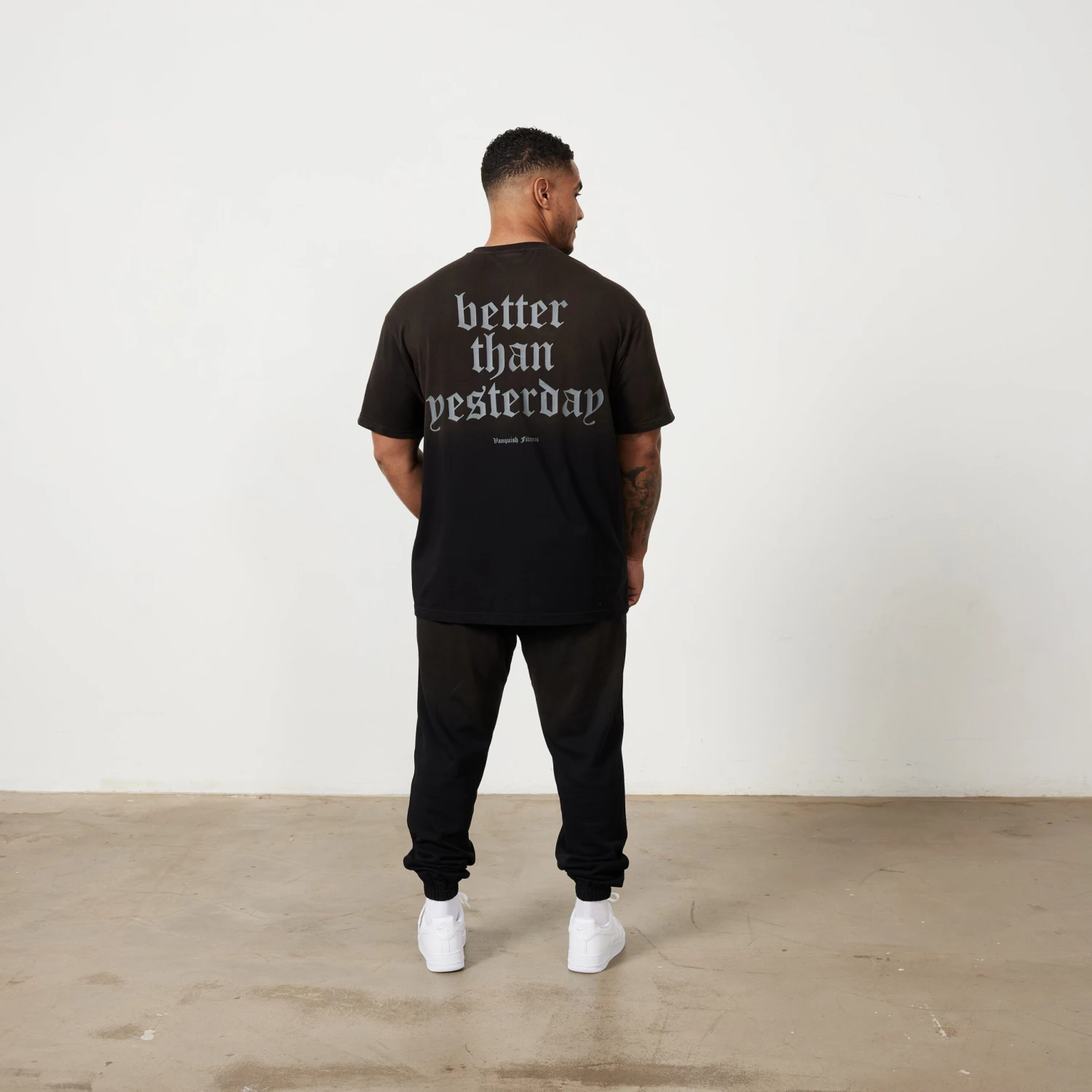 Vanquish Sun-faded Black Oversized T Shirt 5 Vanquish Sun-faded Black Oversized T Shirt - Image 5