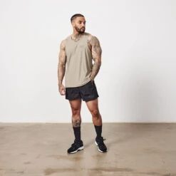 Vanquish Utility Stone Performance Tank -Vanquish Fitness Shop Untitled 1 0019 VQFit MensSSE commerce5541.jpg 0000s 0000 stoneutilitytank