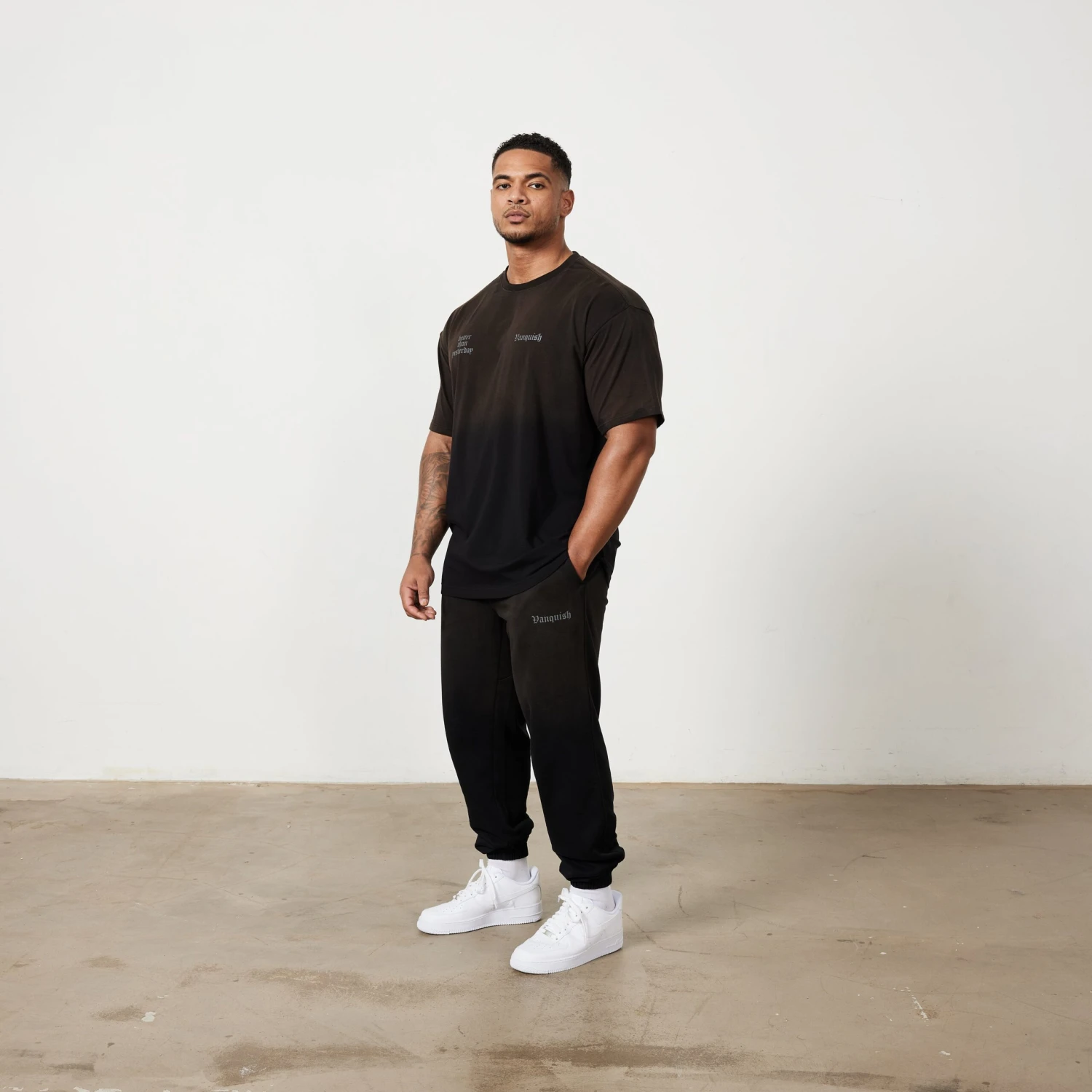 Vanquish Sun-faded Black Oversized T Shirt 6 Vanquish Sun-faded Black Oversized T Shirt - Image 6