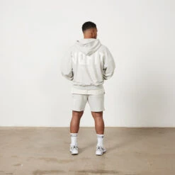 Vanquish VQFIT Distressed Print Oat Marl Full Zip Oversized Hoodie -Vanquish Fitness Shop Untitled 1 0021 MensCrackedPrint 1239 1