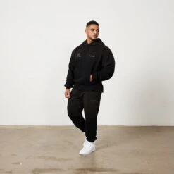 Vanquish Sun-faded Black Oversized Pullover Hoodie 11 Vanquish Sun-faded Black Oversized Pullover Hoodie -Vanquish Fitness Shop Untitled 1 0022 MensSunBleached 705