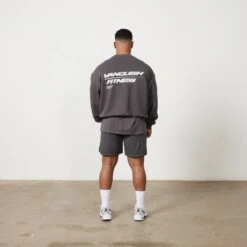 Vanquish Speed Charcoal Grey Oversized Sweater -Vanquish Fitness Shop Untitled 1 0048 MensSpeedPrint 909