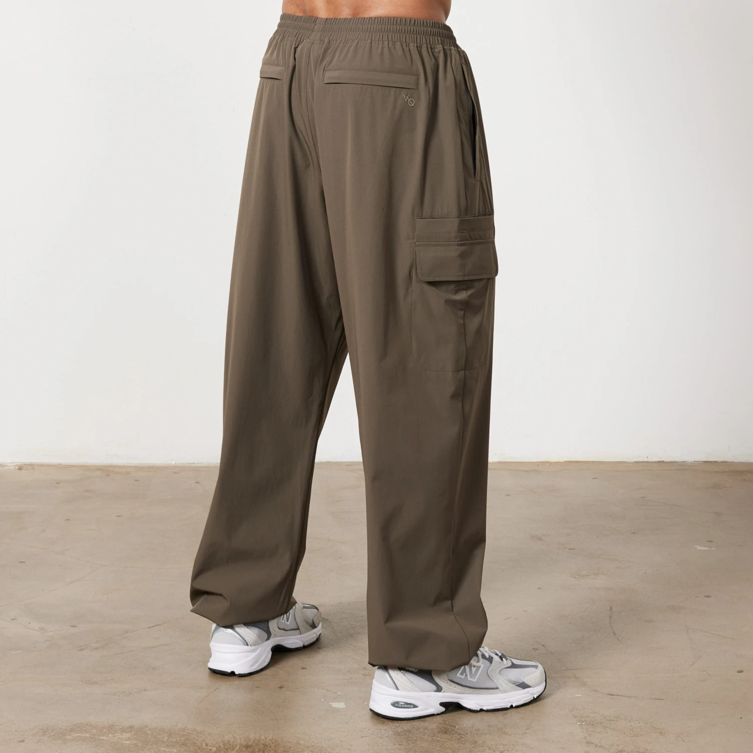 Vanquish Utility Brown Wide Leg Cargo Pants 4 Vanquish Utility Brown Wide Leg Cargo Pants - Image 4