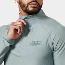 Vanquish Utility Frost Green 1/4 Zip Training Top 5 Vanquish Utility Frost Green 1/4 Zip Training Top -Vanquish Fitness Shop Utility Ecomm 734