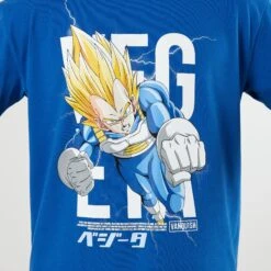 Vanquish DBZ CS Vegeta Royal Blue Oversized T Shirt -Vanquish Fitness Shop VQ TSP16andDBZ105092