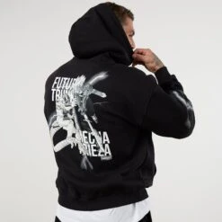 Vanquish DBZ CS Trunks Vs Freiza Black Oversized Pullover Hoodie -Vanquish Fitness Shop VQ TSP16andDBZ105558