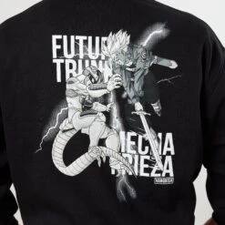 Vanquish DBZ CS Trunks Vs Freiza Black Oversized Pullover Hoodie -Vanquish Fitness Shop VQ TSP16andDBZ105568