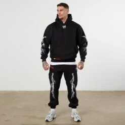 Vanquish DBZ CS Cell Gohan + Goku Black Oversized Pullover Hoodie -Vanquish Fitness Shop VQ TSP16andDBZ105572