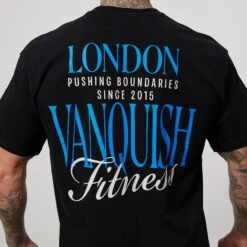 Vanquish TSP Black Pushing Boundaries Oversized T Shirt -Vanquish Fitness Shop VQFit E commerceFeb24100013