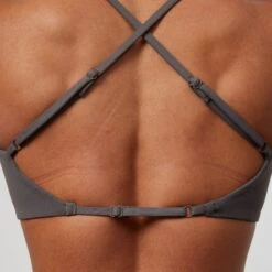 Vanquish Enhance Graphite Grey Backless Bra -Vanquish Fitness Shop VQFit E commerceFeb24100200