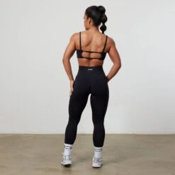 Vanquish Enhance Black Ruched Leggings -Vanquish Fitness Shop VQFit E commerceFeb24100433