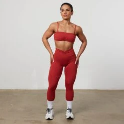 Vanquish Enhance Chilli Red Bandeau Bra 7 Vanquish Enhance Chilli Red Bandeau Bra -Vanquish Fitness Shop VQFit E commerceFeb24100785