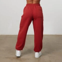 Vanquish Enhance Chilli Red Oversized Sweatpants -Vanquish Fitness Shop VQFit E commerceFeb24101119