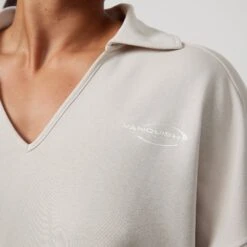 Vanquish Enhance Nude Collar Sweatshirt -Vanquish Fitness Shop VQFit E commerceFeb24101321