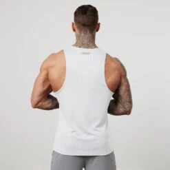 Vanquish Essential White Performance Tank Top -Vanquish Fitness Shop VQFit E commerceFeb2499201 1