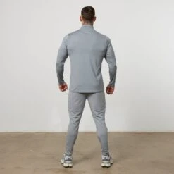 Vanquish Essential Steel Grey Performance 1/4 Zip Top -Vanquish Fitness Shop VQFit E commerceFeb2499297