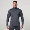 Vanquish Essential Denim Blue Performance 1/4 Zip Top